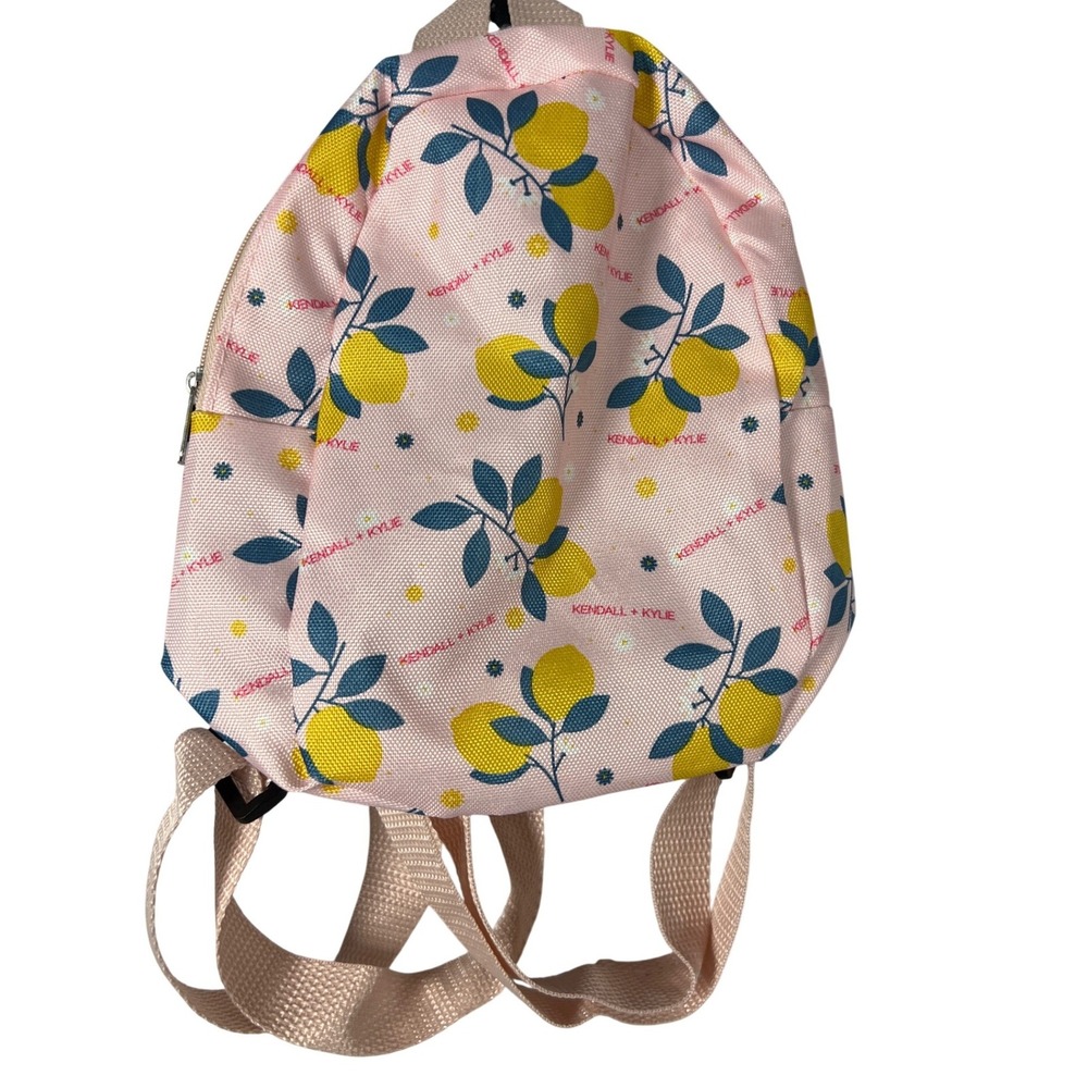 NEW Kendall & Kylie Pink Yellow‎ Lemon Small Mini Backpack Purse Cottagecore